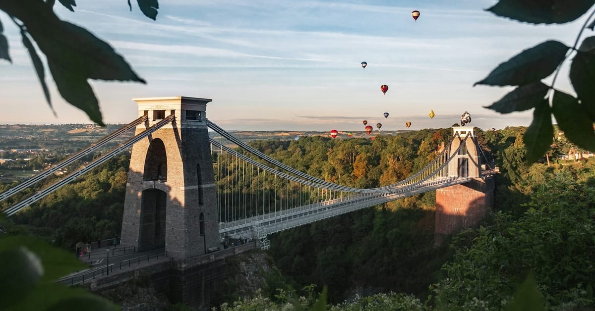 Clifton Suspension Bridge; Photo by Jarred Kyle / Unsplash